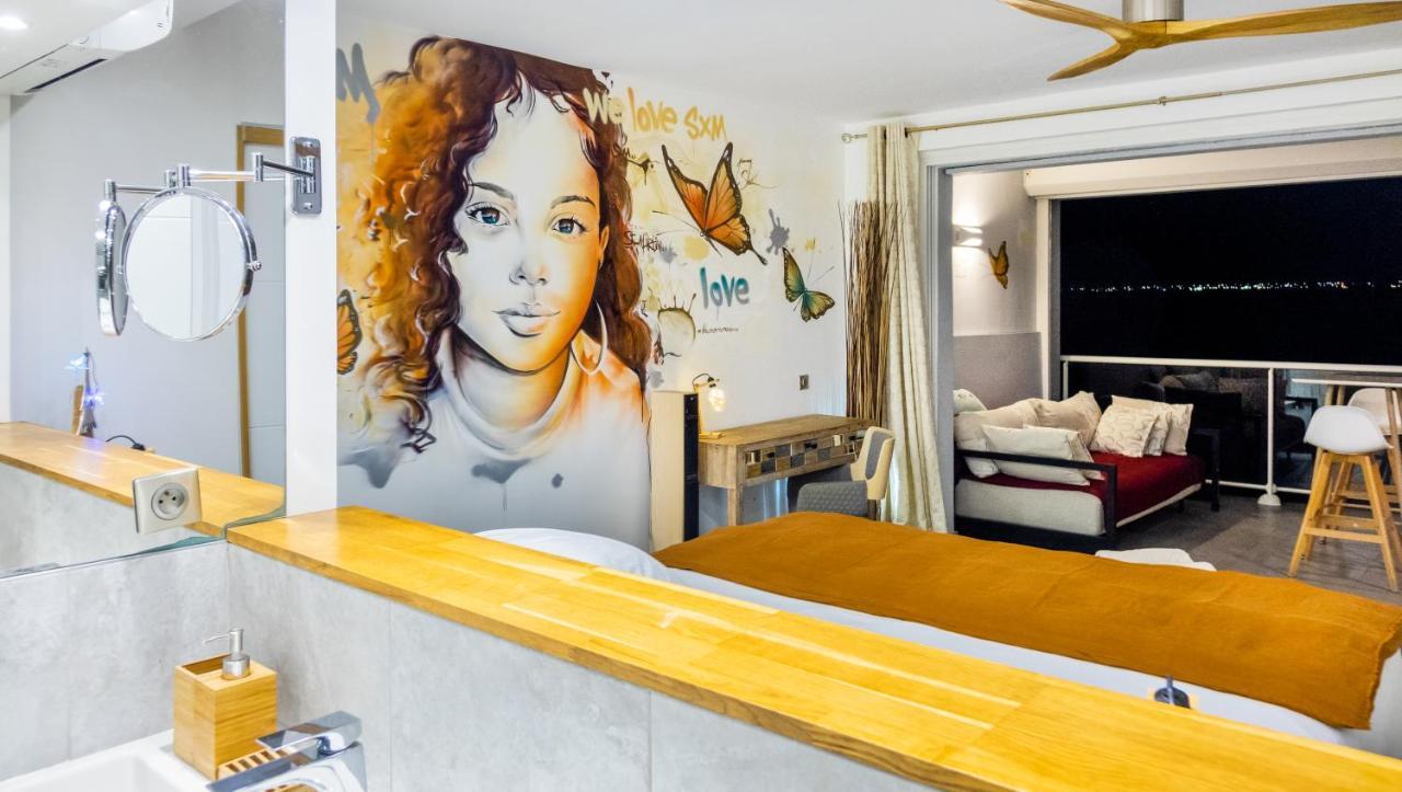 גרנד קז Official Page "Residence Bleu Marine" - Sea View Apartments & Studios - Saint-Martin French Side מראה חיצוני תמונה
