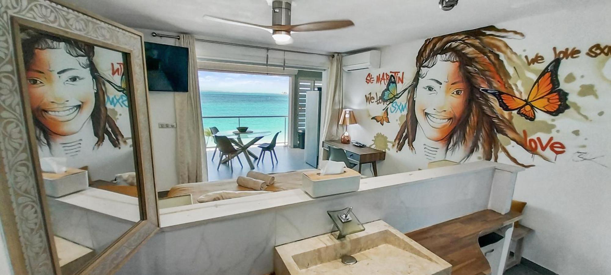 גרנד קז Official Page "Residence Bleu Marine" - Sea View Apartments & Studios - Saint-Martin French Side מראה חיצוני תמונה