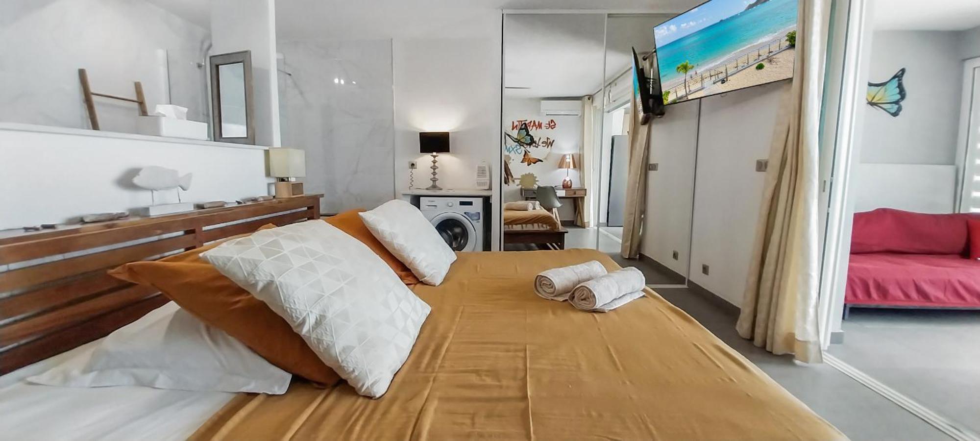 גרנד קז Official Page "Residence Bleu Marine" - Sea View Apartments & Studios - Saint-Martin French Side מראה חיצוני תמונה