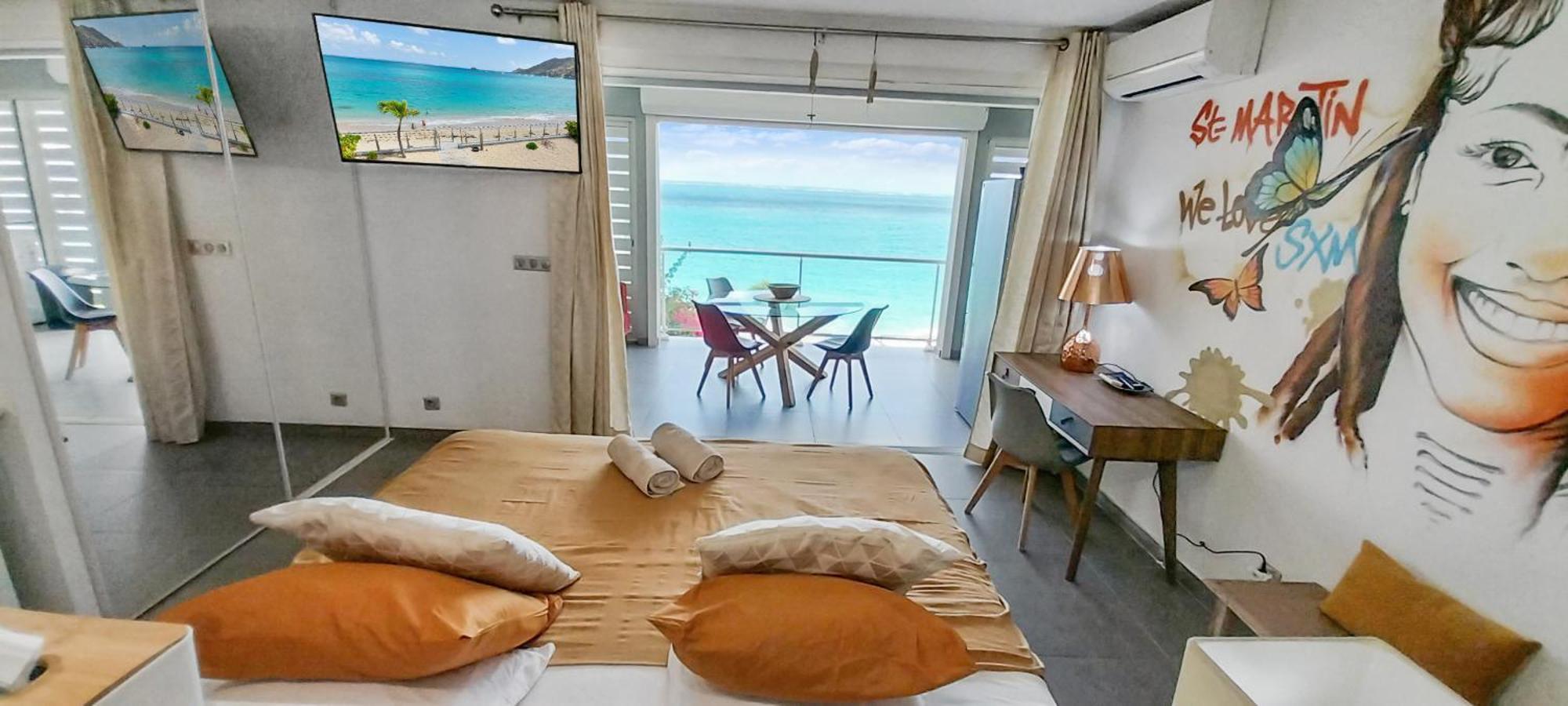 גרנד קז Official Page "Residence Bleu Marine" - Sea View Apartments & Studios - Saint-Martin French Side מראה חיצוני תמונה