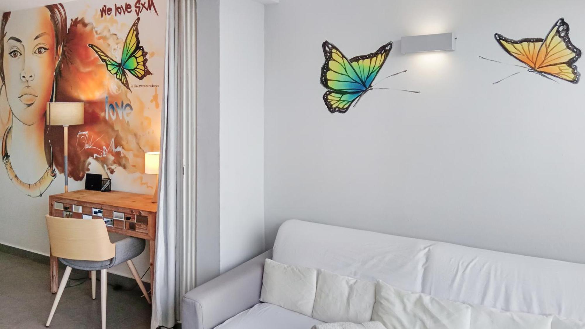 גרנד קז Official Page "Residence Bleu Marine" - Sea View Apartments & Studios - Saint-Martin French Side חדר תמונה